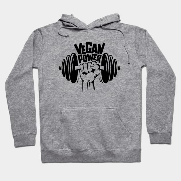 Vegan power Hoodie by Dosunets